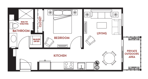 Unit - 245 Floorplan