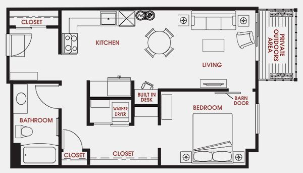 Unit - 325 Floorplan