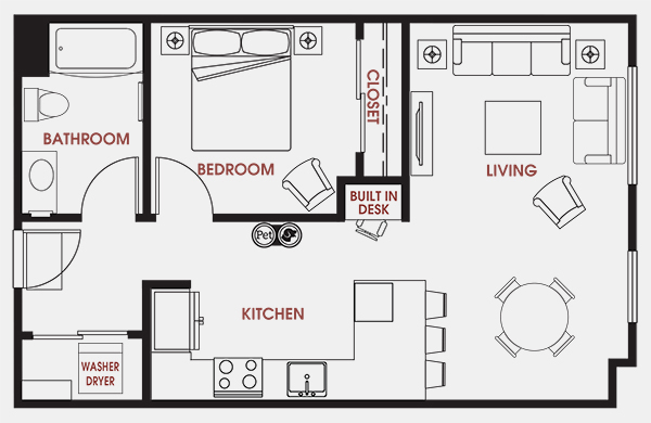 Unit - 622 Floorplan