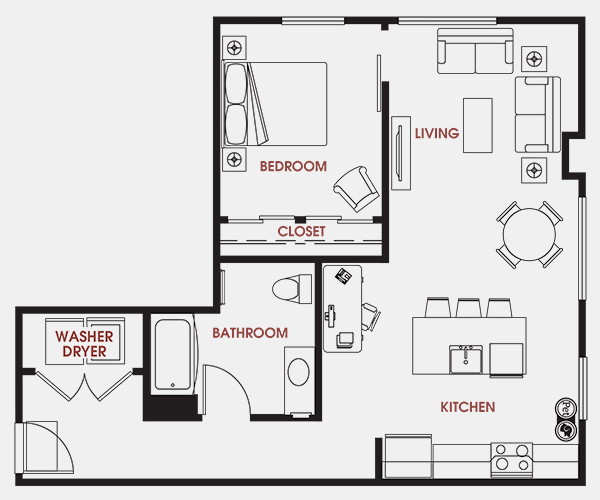 Unit - 547 Floorplan