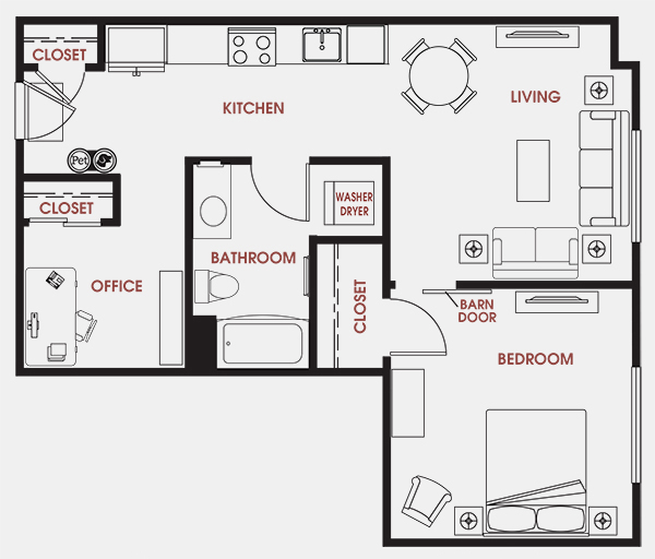 Unit - 361 Floorplan