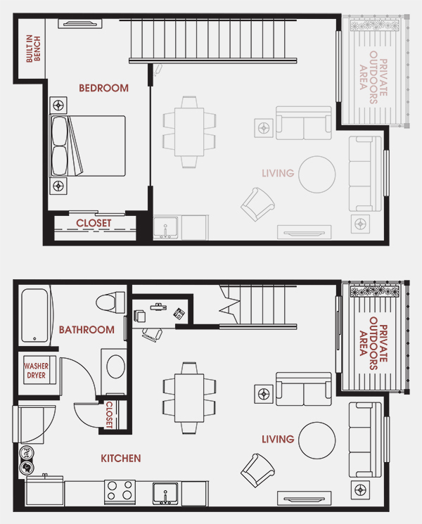 Unit - 607 Floorplan