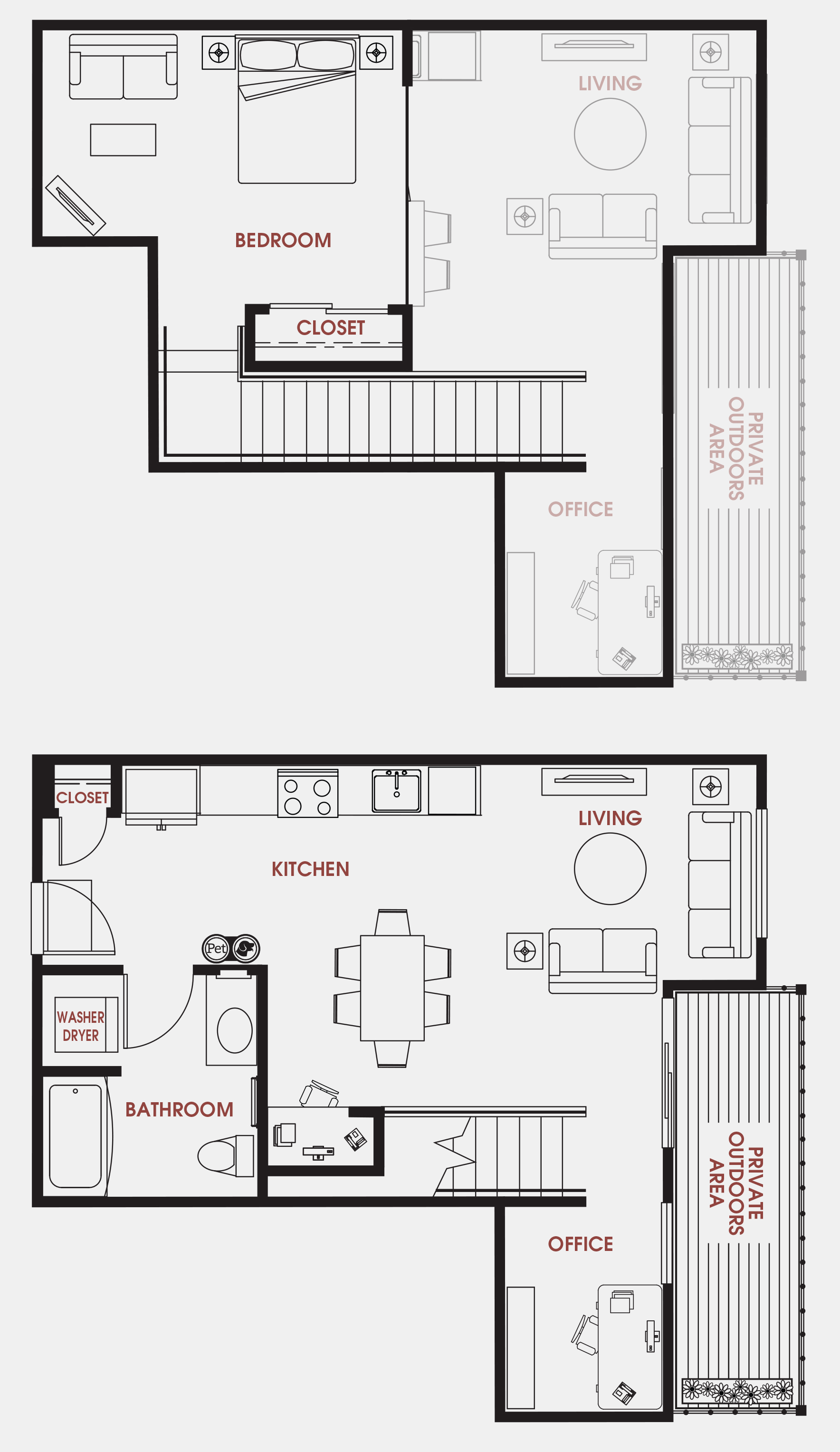 Unit - 661 Floorplan