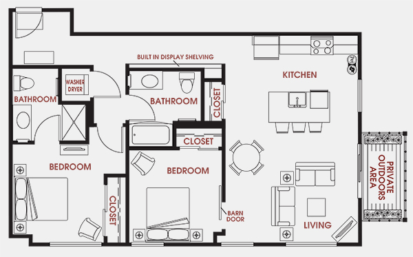 Unit - 417 Floorplan