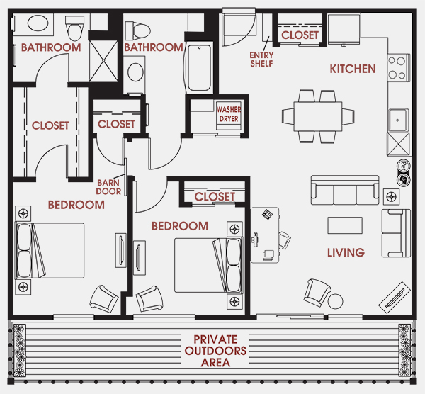 Unit - 655 Floorplan