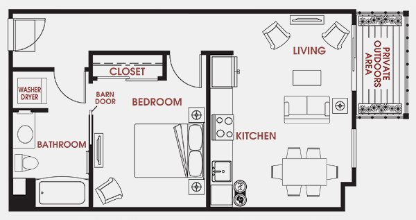 Unit - 253 Floorplan