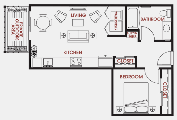 Unit - 229 Floorplan