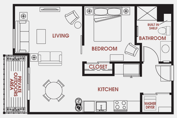 Unit - 623 Floorplan