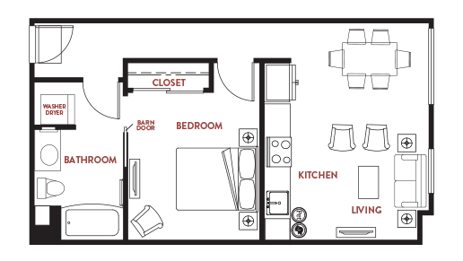 Unit - 457 Floorplan