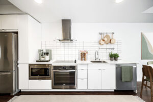 Example kitchen space at The Carter